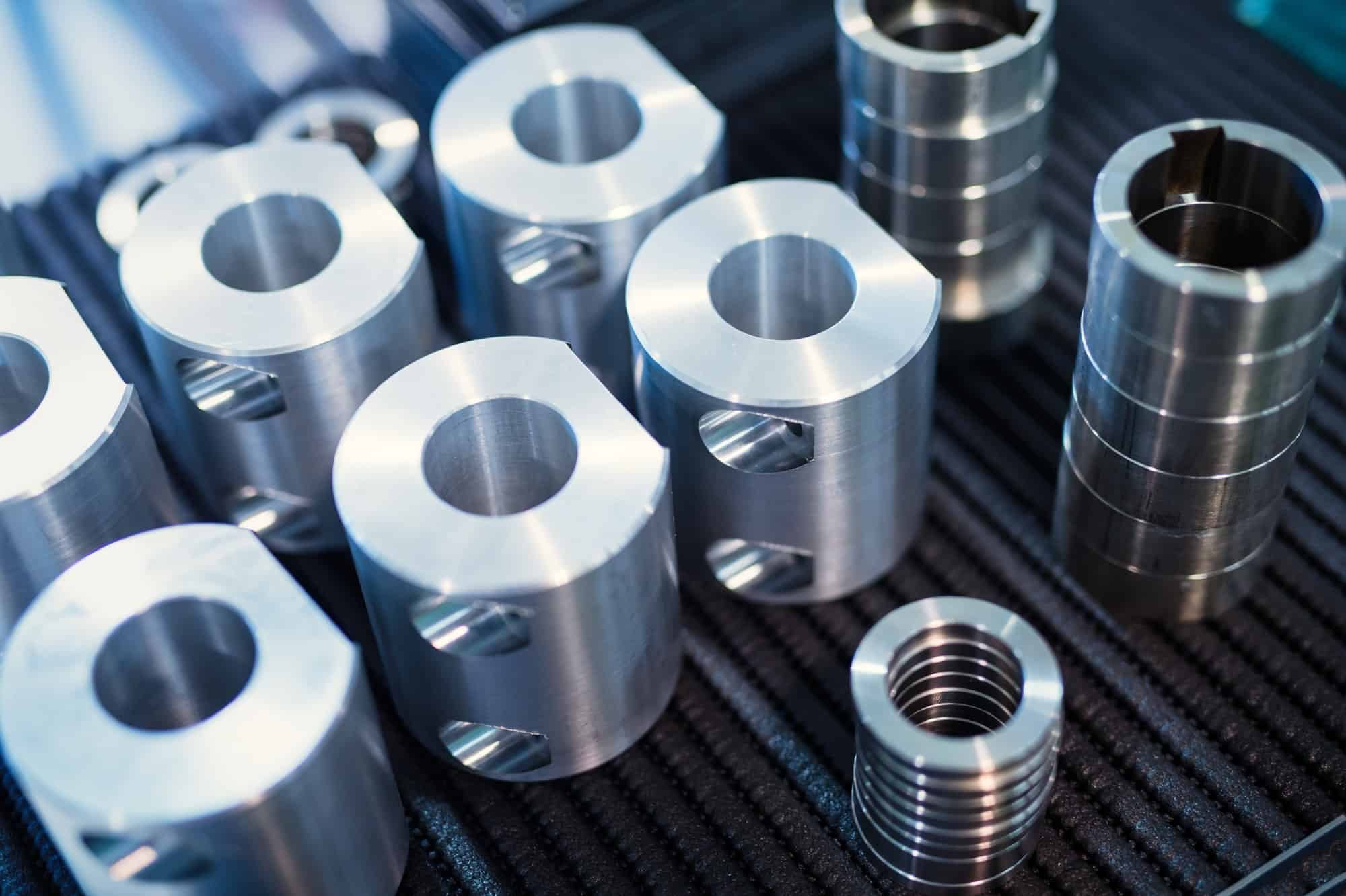 Industrial background from metal parts produced in metal industry Industrial background from metal parts produced in metal industry